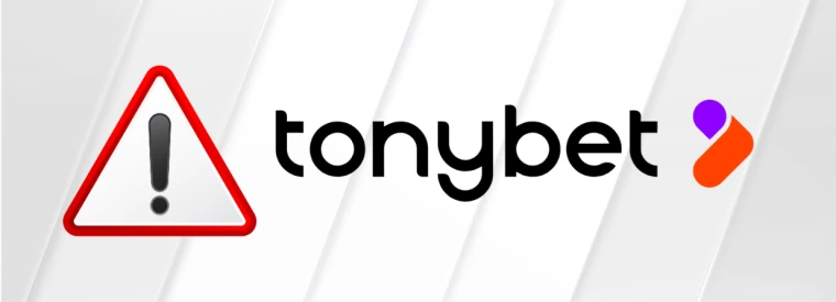 Waarschuwing voor Tonybet