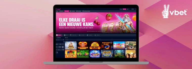 Vbet opent plotseling online casino