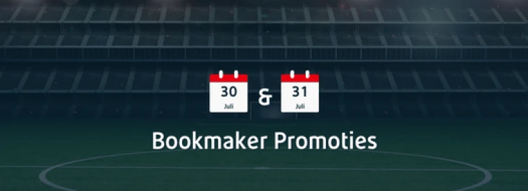 Bookmaker Promoties voor dit weekend!