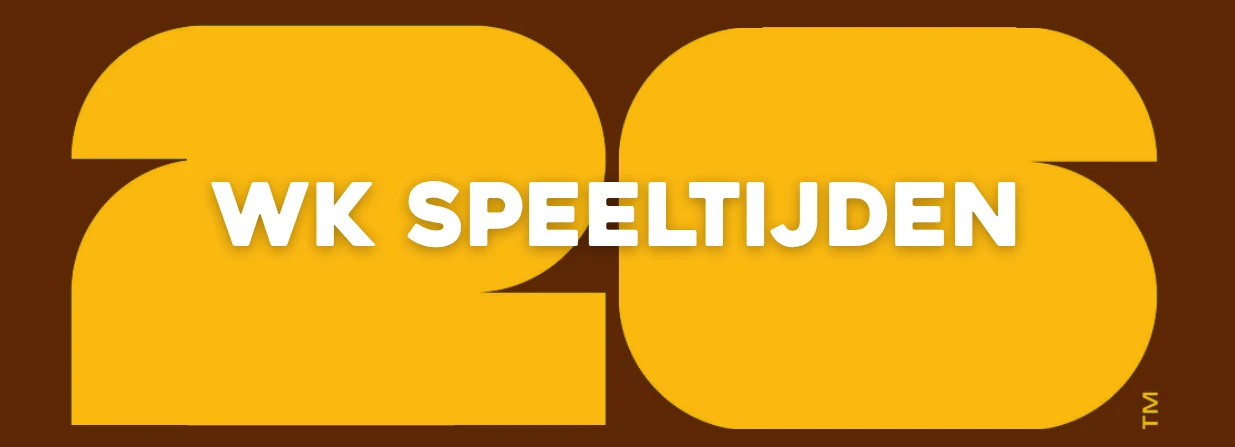 Speeltijden WK 2026