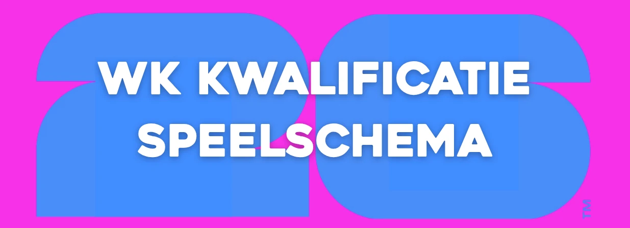 WK 2026 kwalificatie speelschema