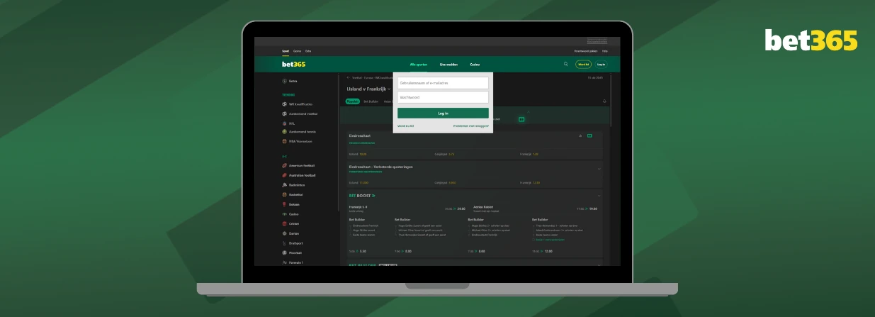 Bet365 inloggen: makkelijk en snel op elk apparaat