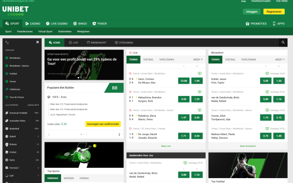 Unibet website