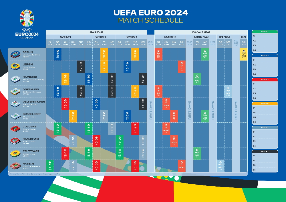 EK 2024 speelschema pdf voetbalwedden
